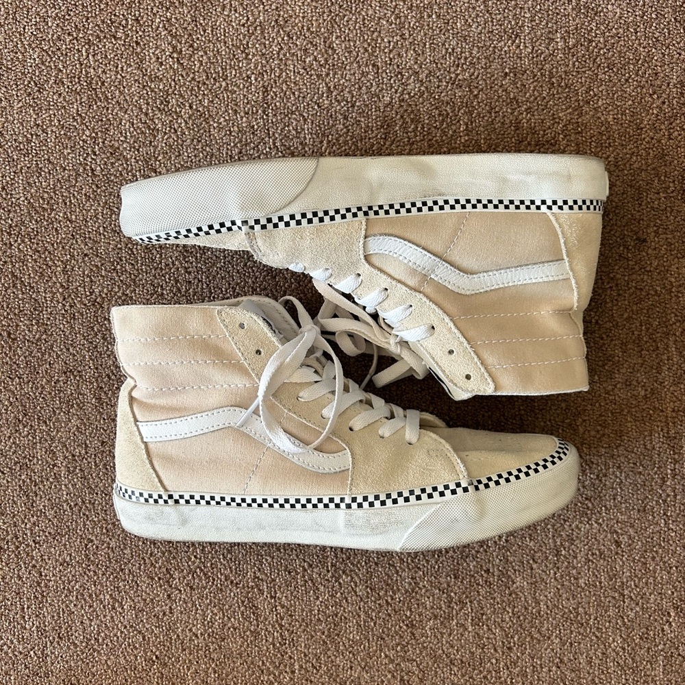 Vans White High-Top Sneakers